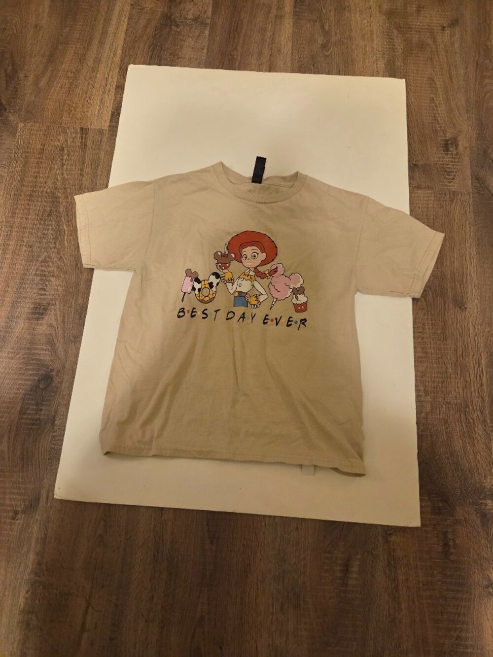 Disney "Best Day Ever" Jessie and Friends Children's Shirt - Size Large Child